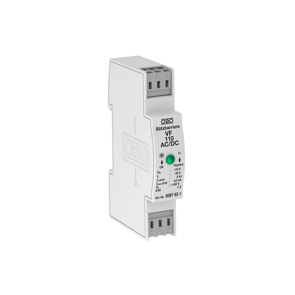 OBO Bettermann Blitzbarriere 5097631 Typ VF110-AC DC