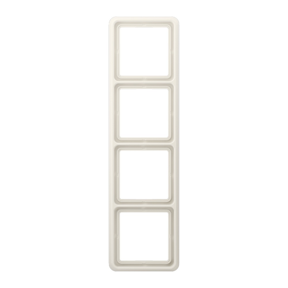 Jung Rahmen 4fach CD 584 WU W