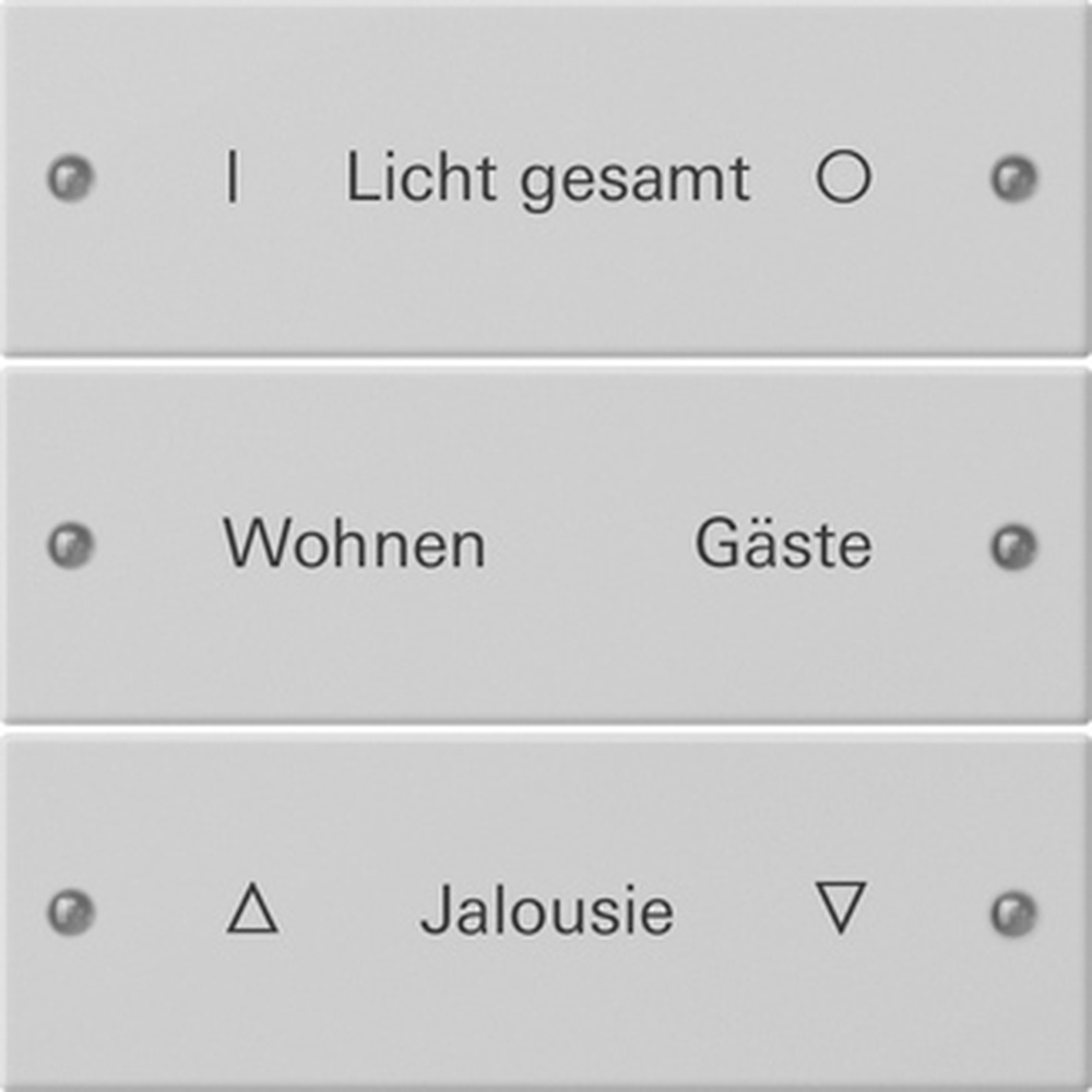 Gira Wippenset 3fach 2203015